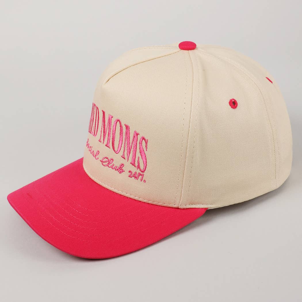 Fashion City - Wholesale Trucker Hat - Women's - Tired Moms EST Social Club 24/7 Embroidery Cap8