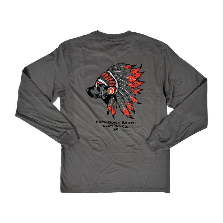 Chief 2.0 - Gunsmoke LS för wholesale av Back Down South Clothing