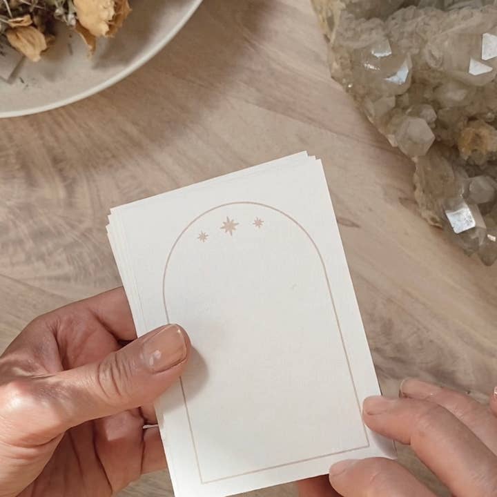 Anna Cosma - Wholesale Tarot Cards - COSMIC INTENTIONS - CARD SET - 18 CARDS - GOLD EDITION -