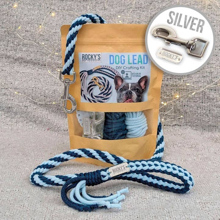 Rocky's Pet Products - Wholesale DIY Craft Kit - Make Your Own Dog Lead Craft Kit Blue