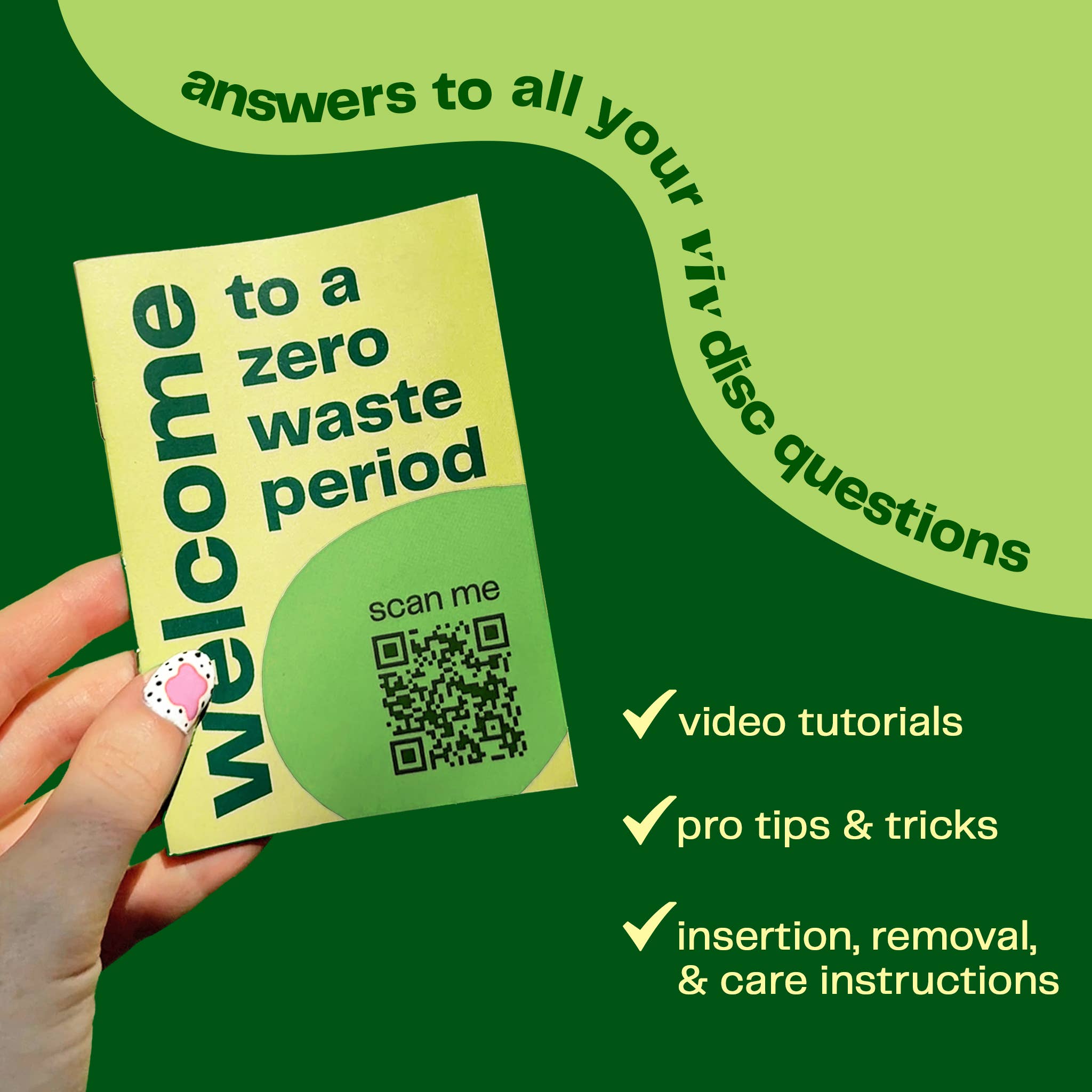 Viv for your V - Wholesale Menstrual Cup - Viv Menstrual Disc Starter Kit - Beginner Period Disc Bundle5