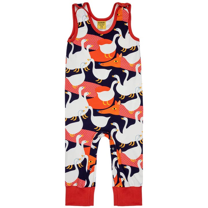Salopette enfant Goose on the Loose pour la vente par Raspberry Republic