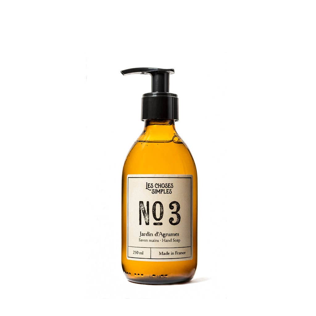 Les Choses Simples - Wholesale Hand Soap/Wash - Hand & Body Soap -Nr3 Citrus (250 ml, Glass Bottle)