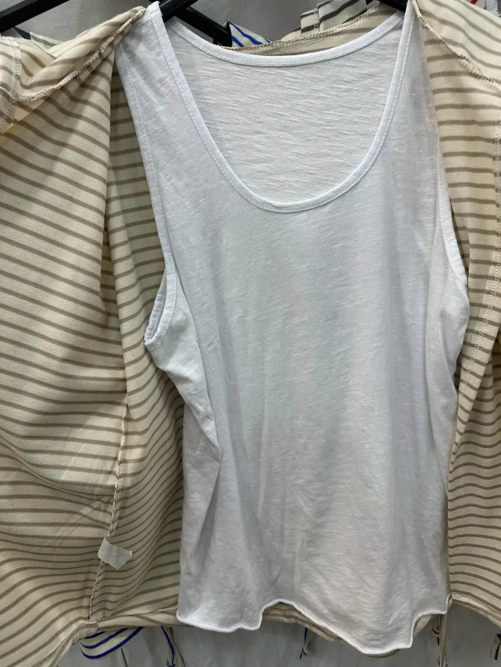 Mimi & Gogo – wholesale Väst - Dam – Randig twinset-väst @70372_TwinsetGiletR9