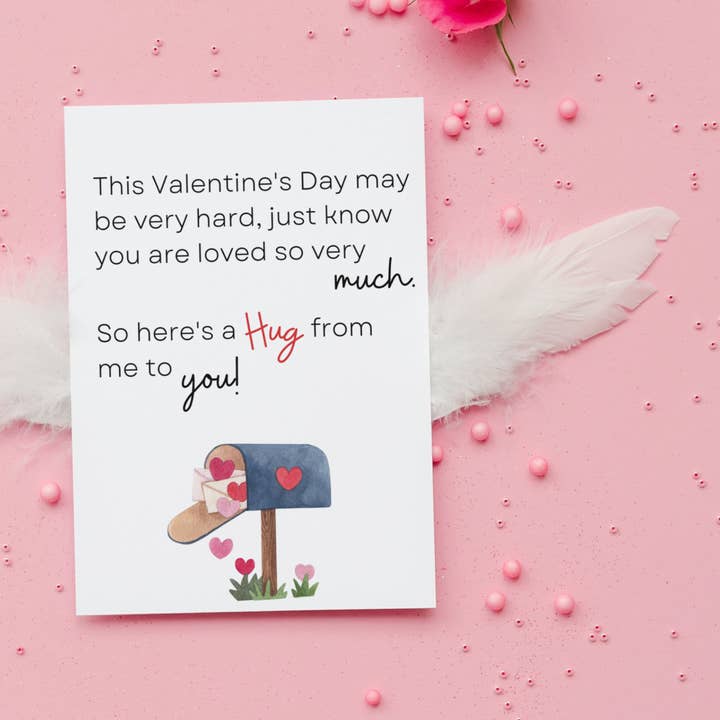 Valentine's Day Card | Grief Card | Empathy Card | for wholesale by Butterflies + Halos