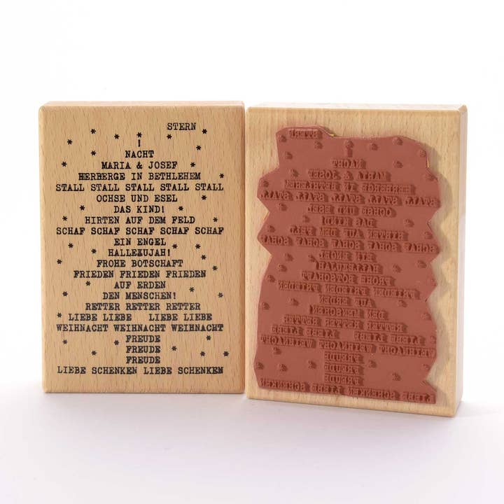 Stämpel: Skrivmaskinens poesi... · Tysk text för wholesale av Heindesign