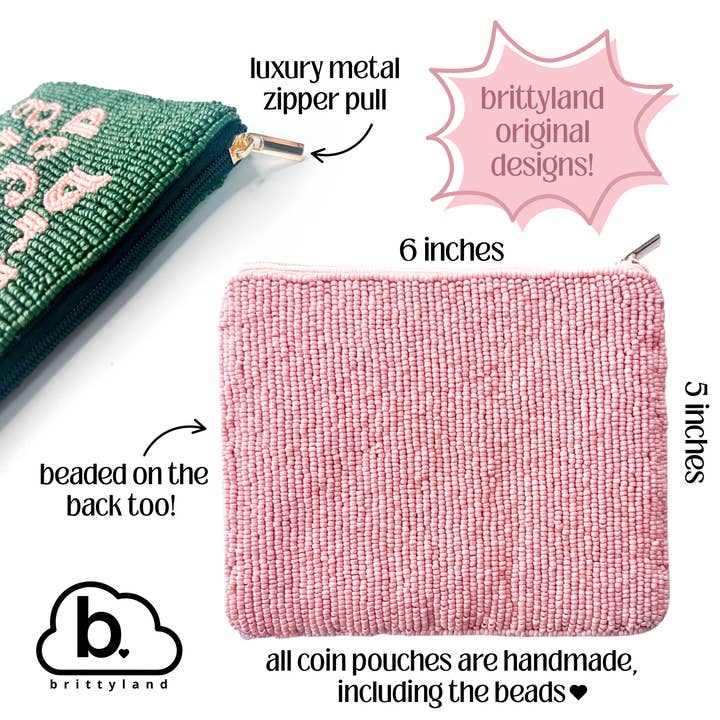Brittyland - Wholesale Coin Purse - Women's - XL Beaded Coin Purse - Pop Culture - Coin Pouch4