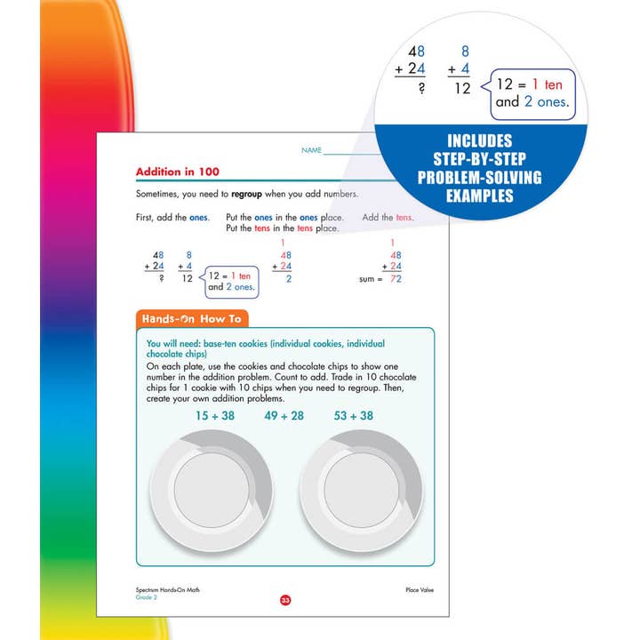 Carson Dellosa Education - Wholesale Education - Spectrum Hands-On Math , Grade 23