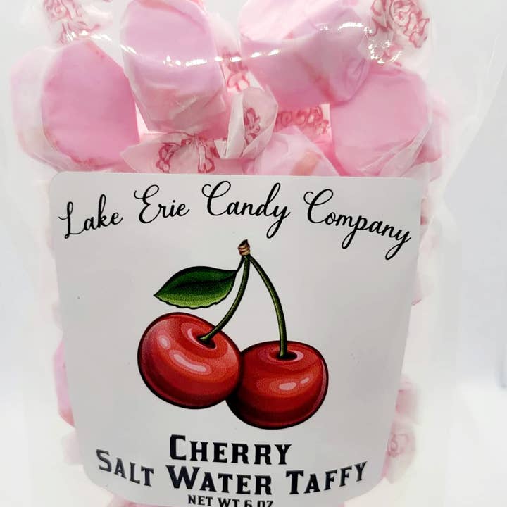 Lake Erie Candy Company - Wholesale Taffy - Cherry Salt Water Taffy