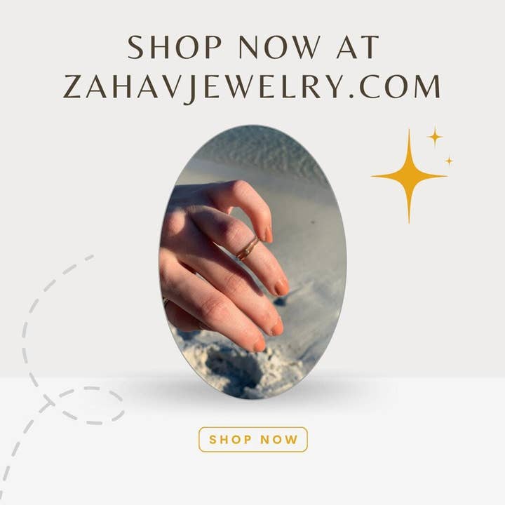 Zahav Jewelry - Wholesale Band/Stacked Ring - 14kt Solid Gold | Gold Toe Ring | Adjustable Toe Ring | Minimalistic jewelry | 1