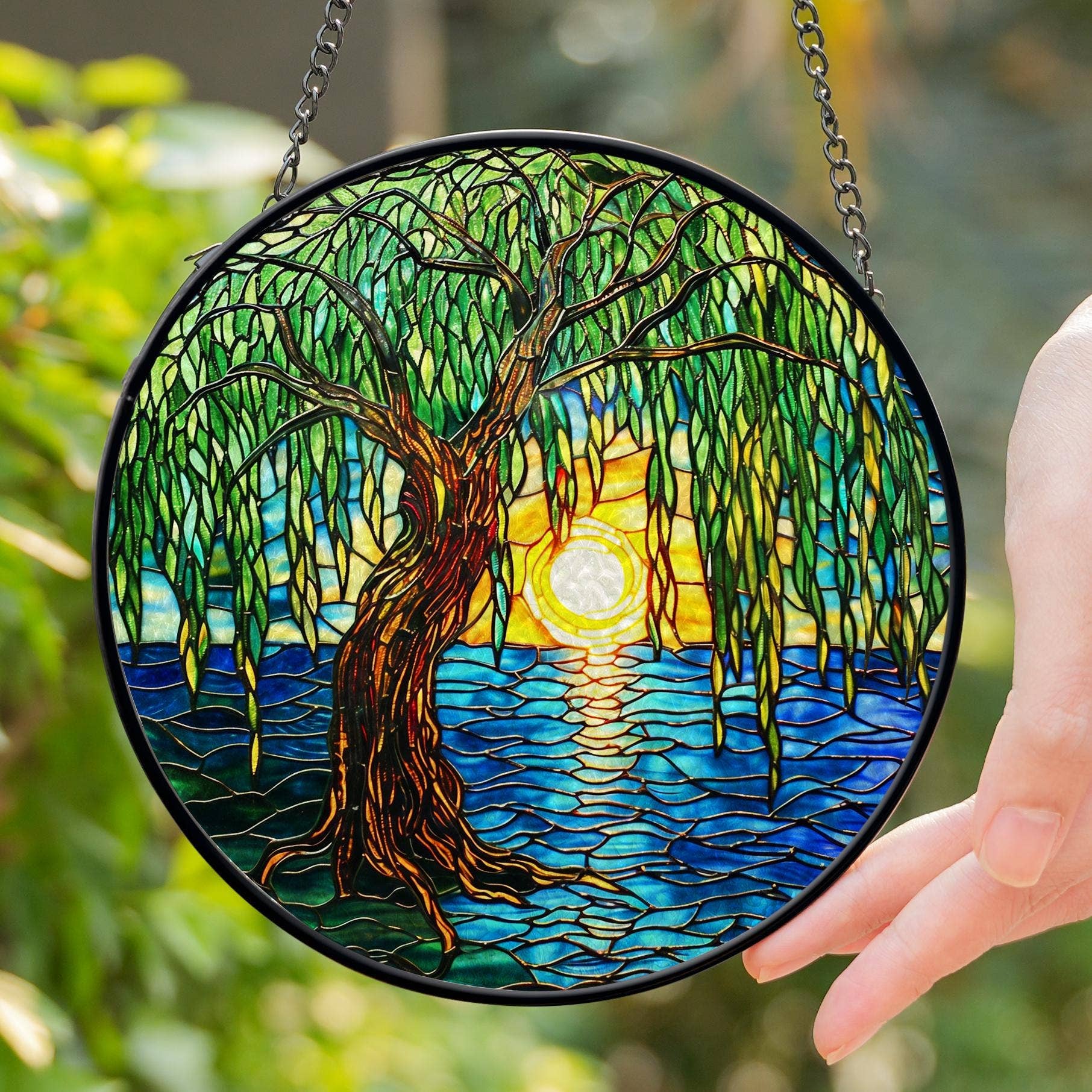 NVC Ecommerce LLC – Engroshandel Solfanger – Grædepil Solfanger, Livets Træ Ornament3