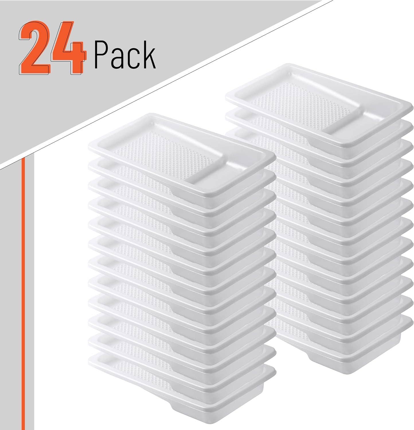 Bates Choice - Vente Outil de bricolage - Bates - Bac à peinture, 4 pouces, paquet de 24, bacs à peinture, bac à peinture en plastique1