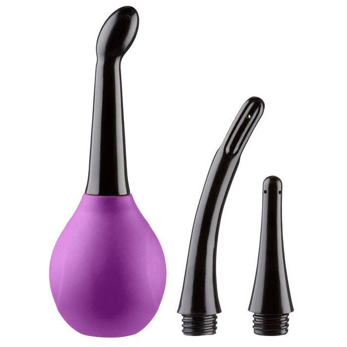 Cloud 9 Fresh + Deluxe Anal Soft Tip Enema Douche 11.8 Oz W- 3 Soft Nozzle Tips for wholesale by Cloud9Novelties