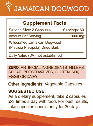 Secrets Of The Tribe - Wholesale Oral Supplement/Vitamin - Jamaican Dogwood Capsules3