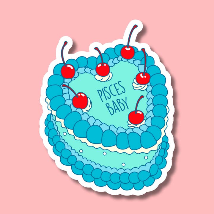Pisces Baby Sticker for wholesale by Indigo Maiden