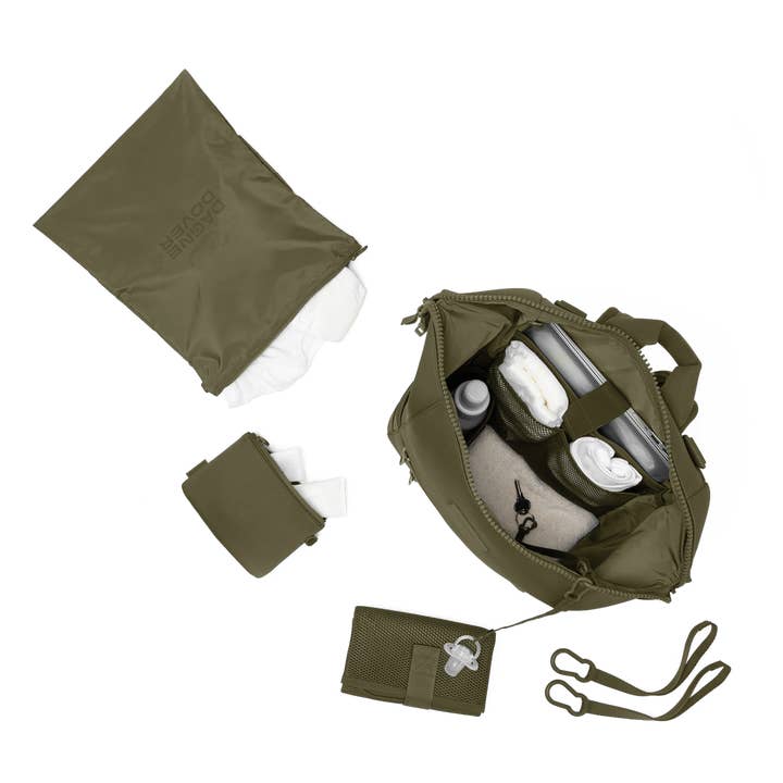 Dagne Dover - Wholesale Diaper Bag - Baby - Indi Diaper Backpack in Dark Moss, Large