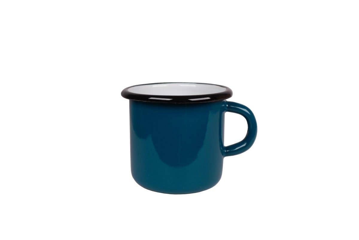 Isabelle Rose - Wholesale Coffee Mug - Enamel mug Aqua 0,4L Isabelle Rose