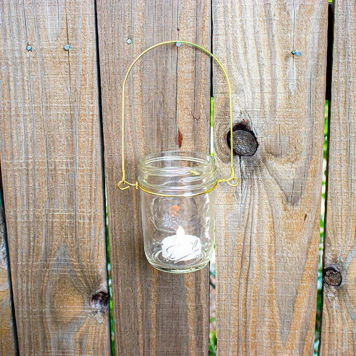 Mason Jar Lifestyle - Wholesale Jar - Gold Wire Handles for Mason Jars 6 Pack6