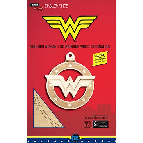 IncrediBuilds Emblematics: DC Comics: Wonder Woman Logo for wholesale by Insight Editions - #1 Pop Culture Publisher