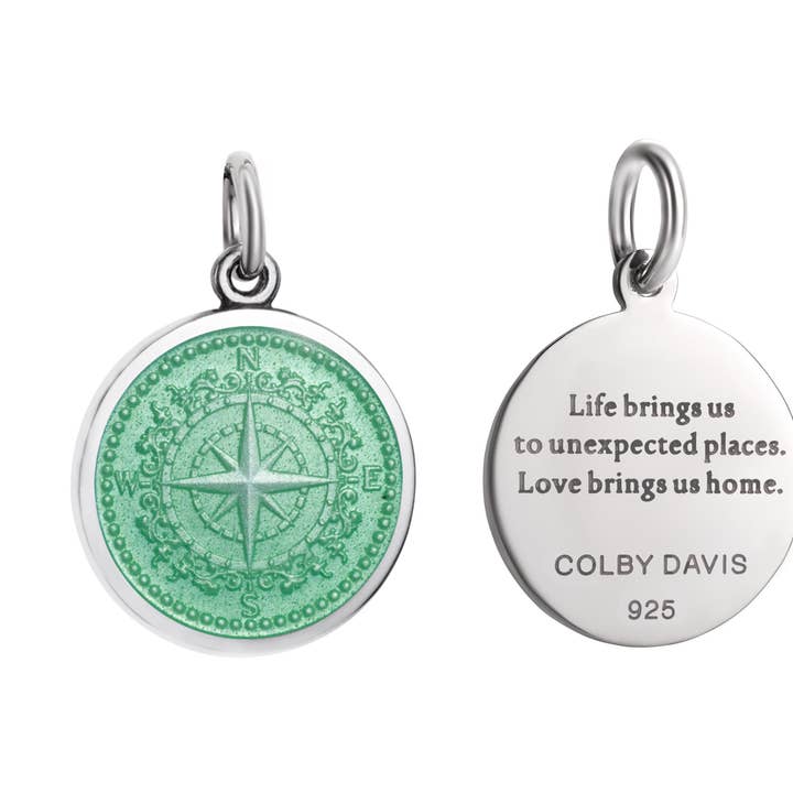 Colby Davis hanger: kleine kompasroos - sterling zilver voor wholesale door Colby Davis of Boston