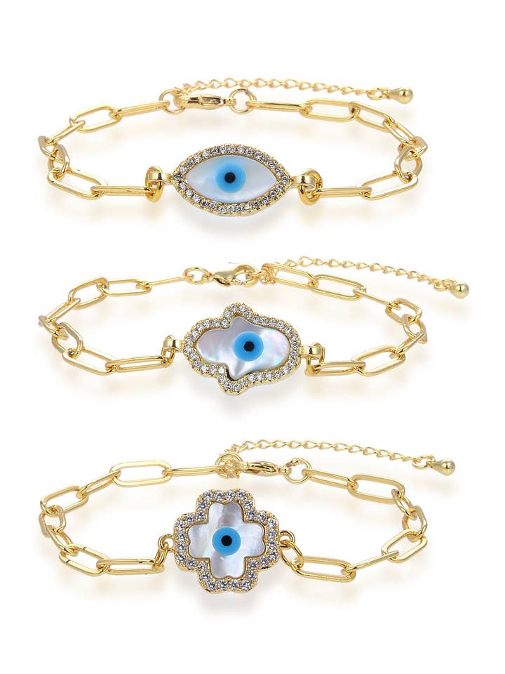 Leyla - Bracelet Set for wholesale by Eye Candy Los Angeles