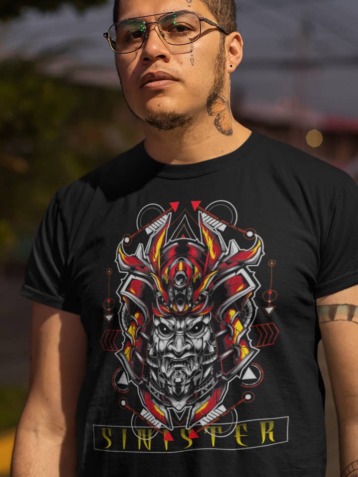 Samurai Warrior - Camiseta masculina por atacado de Sinister Kings