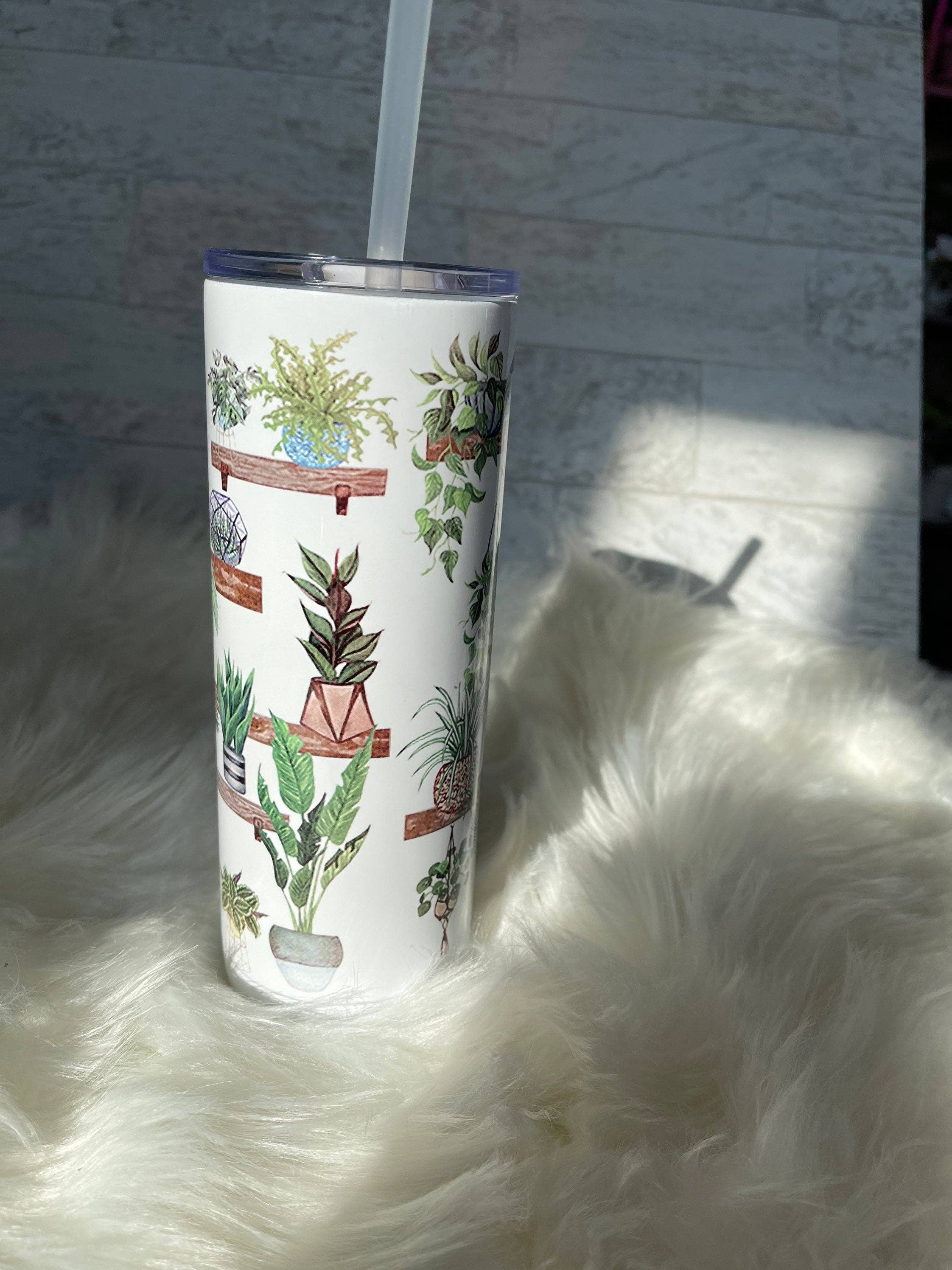 The Potted Oasis - Wholesale Insulated Mug/Tumbler - Crazy Plant Lady Tumbler3