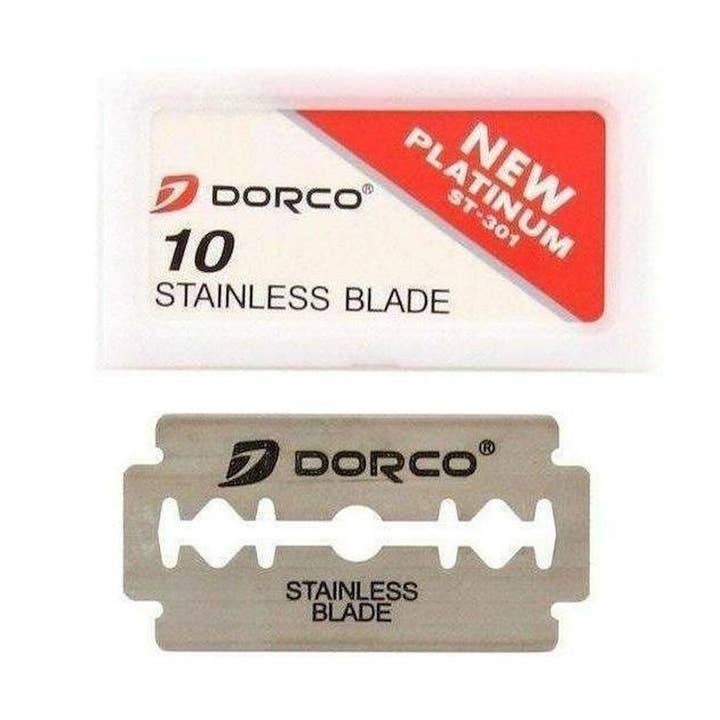 Lames de rasoir à double tranchant en acier inoxydable Annie Platinum, paquet de 10 pour la vente par KT Supply