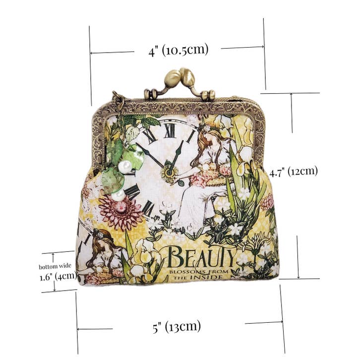 LeisTextileStudio - Wholesale Coin Purse - Women's - Mucha Art Kiss Lock Coin Purse Mini Clutch Cardholder9