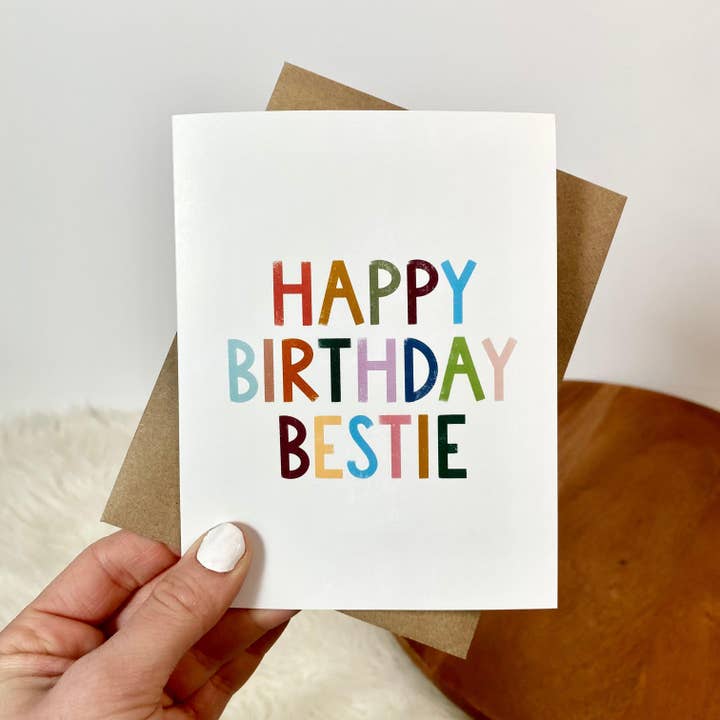 Big Moods - Wholesale Birthday Card - Bestie Birthday Card
