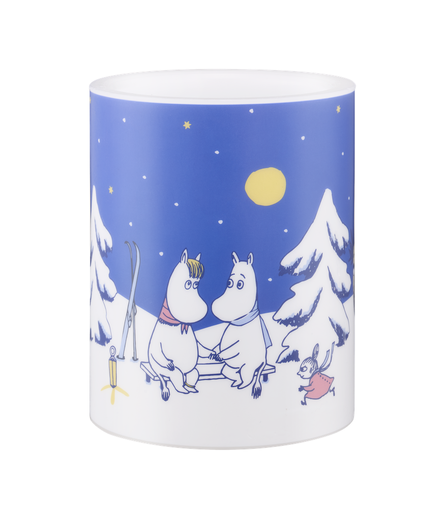 Treacle George (Muurla) – wholesale Flameless candle – MOOMIN | Christmas | LED Candle | Starry Night | 12.5cm4