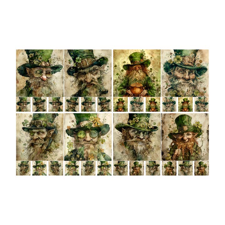 Leprechaun Risark, 8 x 11,5 tum (A4) för wholesale av Craft Kreatively