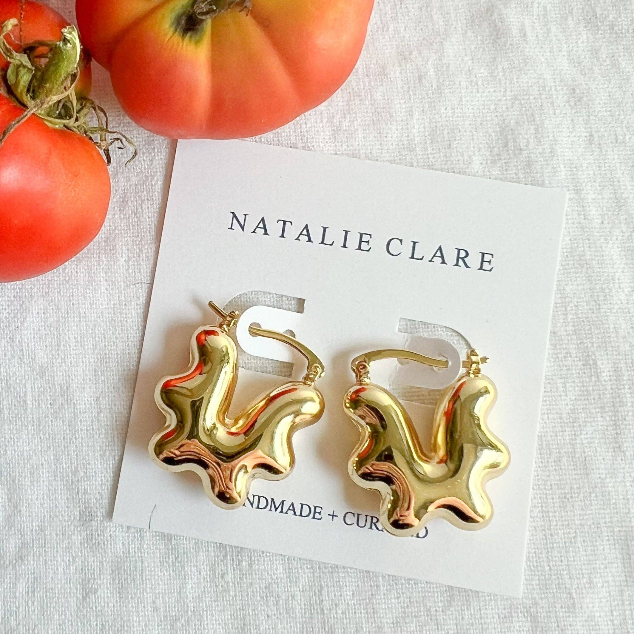 Natalie Clare Collections - Wholesale Hoop Earrings - Ravioli Hoops0