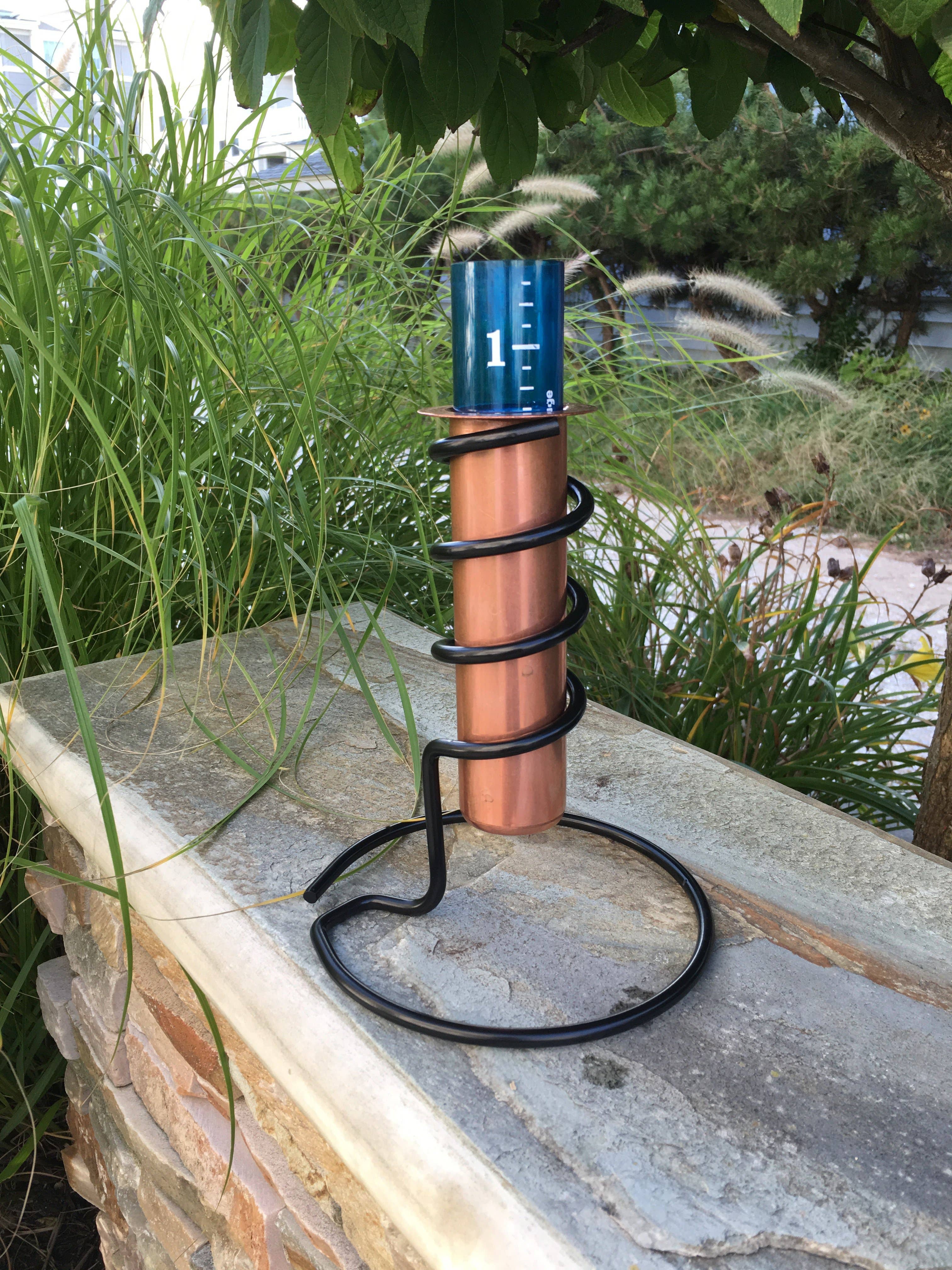World's Coolest Rain Gauge Co. - Wholesale Outdoor Ornament/Decor - Tabletop Copper Rain Gauge. Winter Safe InAll Climates.1