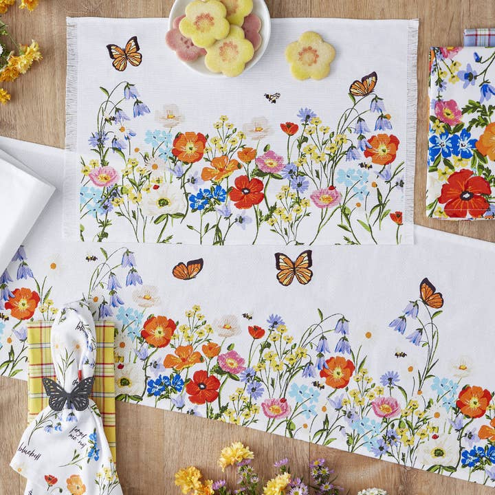 Design Imports - Wholesale Dinner & Cloth Napkin - Summer Meadow Printed Napkin