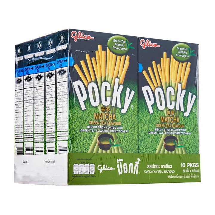 I Got Your Candy - Wholesale Cookie - Glico Pocky Matcha Green Tea 1.41oz - 10ct