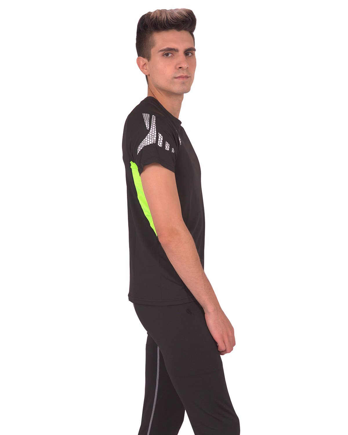 Savoy Active - Vente Chemise – homme - Tshirt Schuyler - Noir & Jaune4