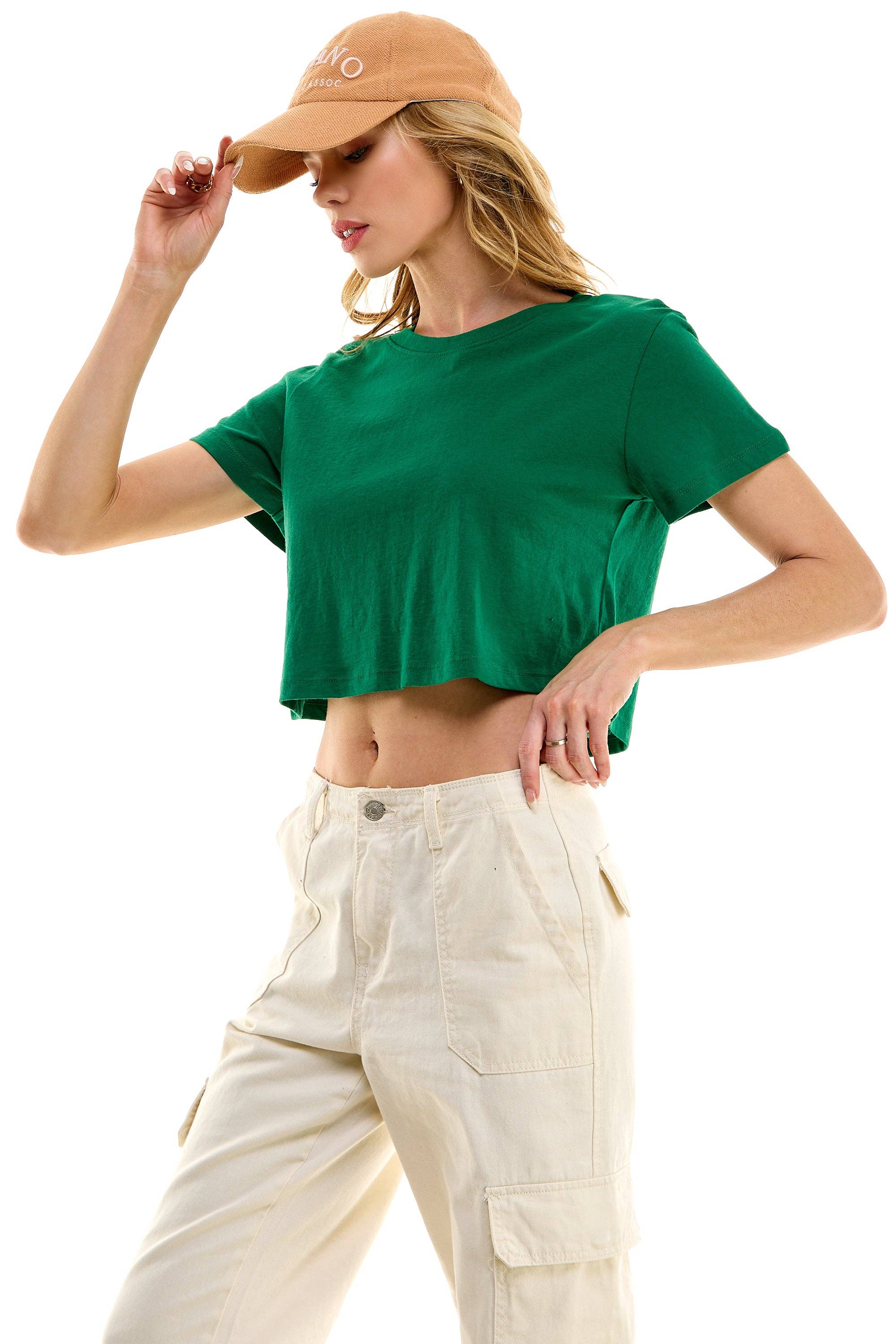 LOVING PEOPLE - Wholesale T-Shirt - Women's - Premium Cotton Crop Tees176