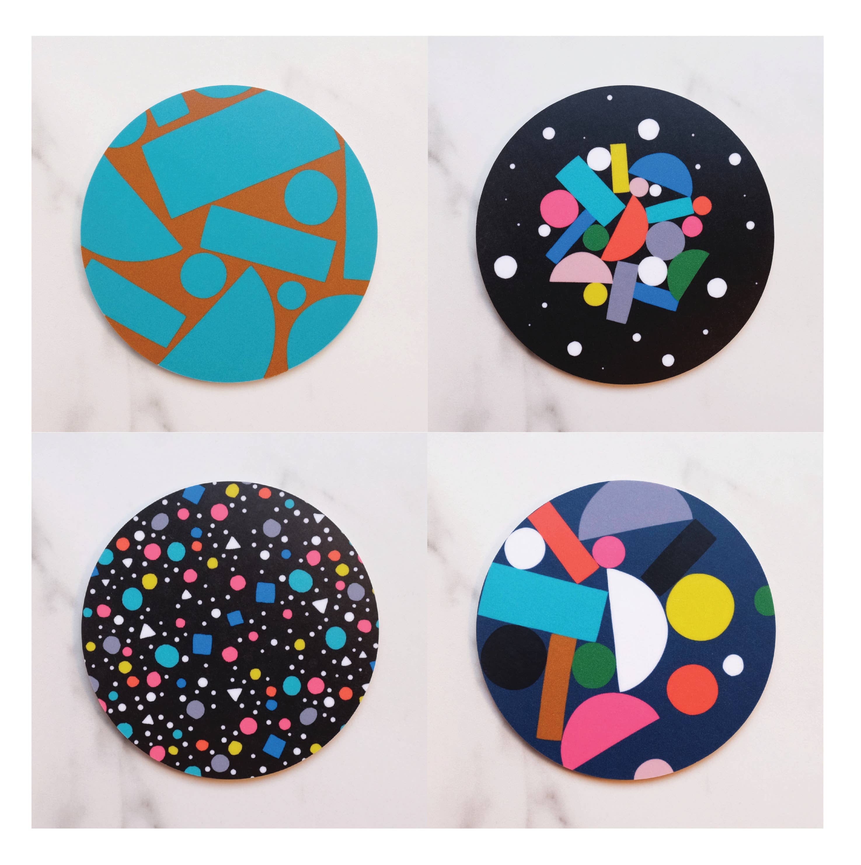 Hippstory - Wholesale Coasters - Black Pizza Coaster - Letter B3