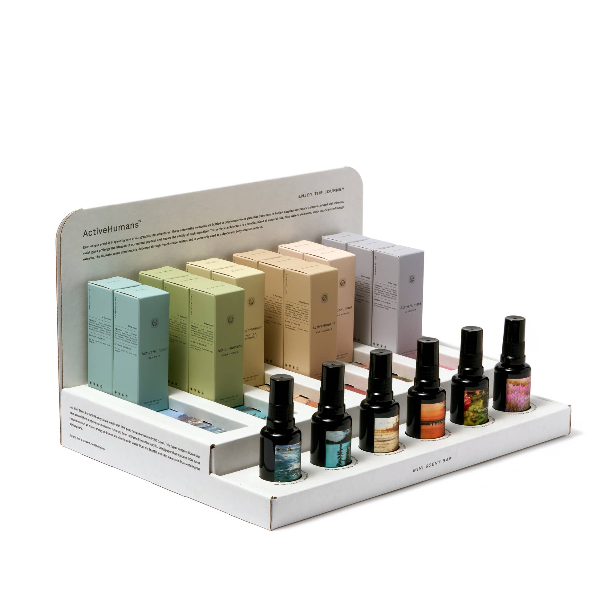 activehumans - Wholesale Deodorant - Unisex - *Bestseller* MINI SCENT BAR DISPLAY Fully Loaded4