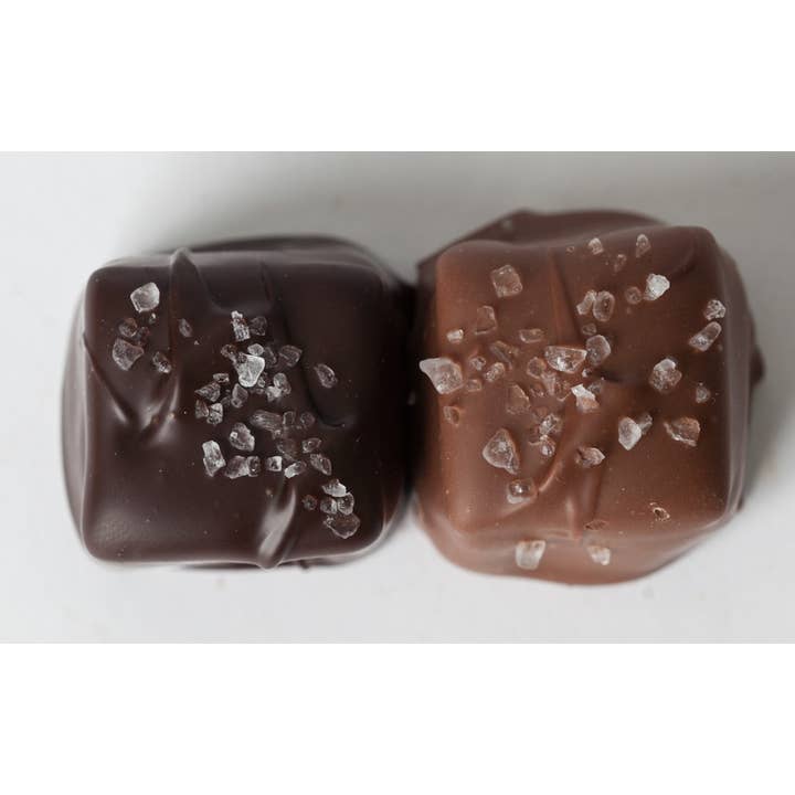 Caramels: Sea Salt Caramels - Bulk for wholesale by Gosanko Chocolate