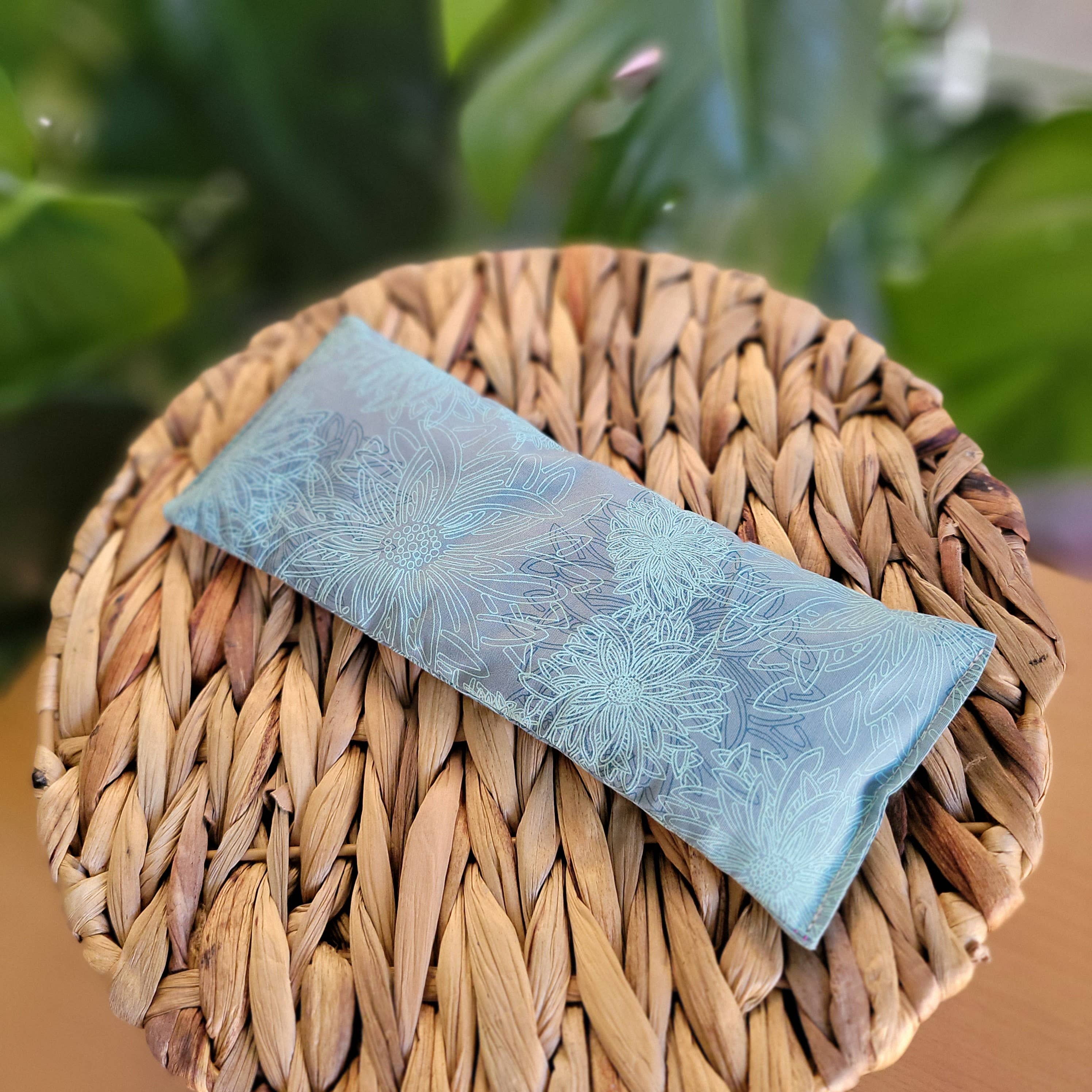 Calm Your Vibes - Vente Oreiller de spa/de thérapie - Housse lavable pour coussin yeux en coton 100 % - Forme cœur et cou21
