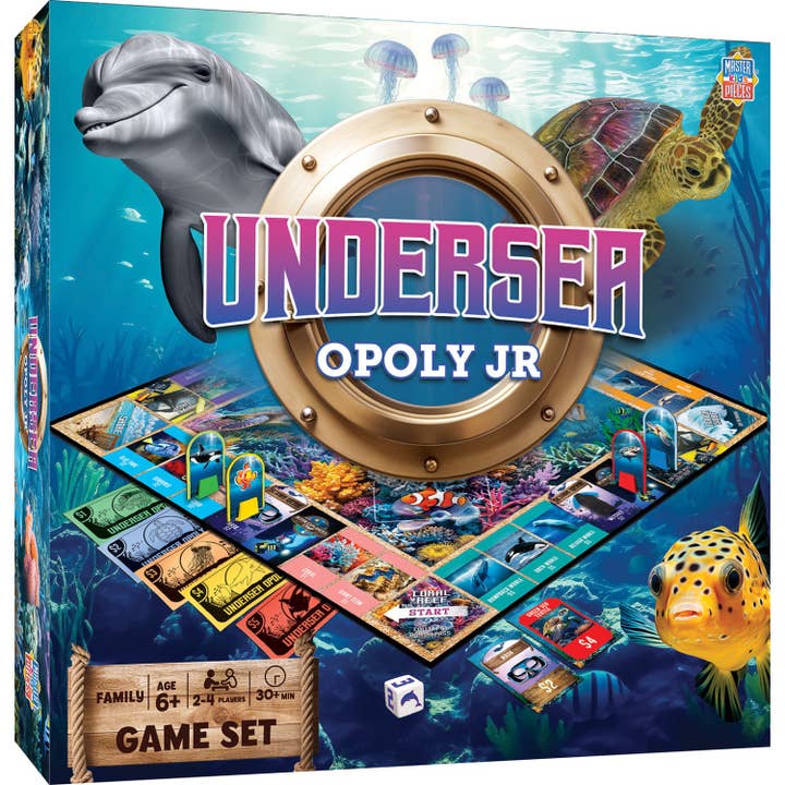 Masterpieces Puzzles - Wholesale Board Game - Undersea Opoly Junior