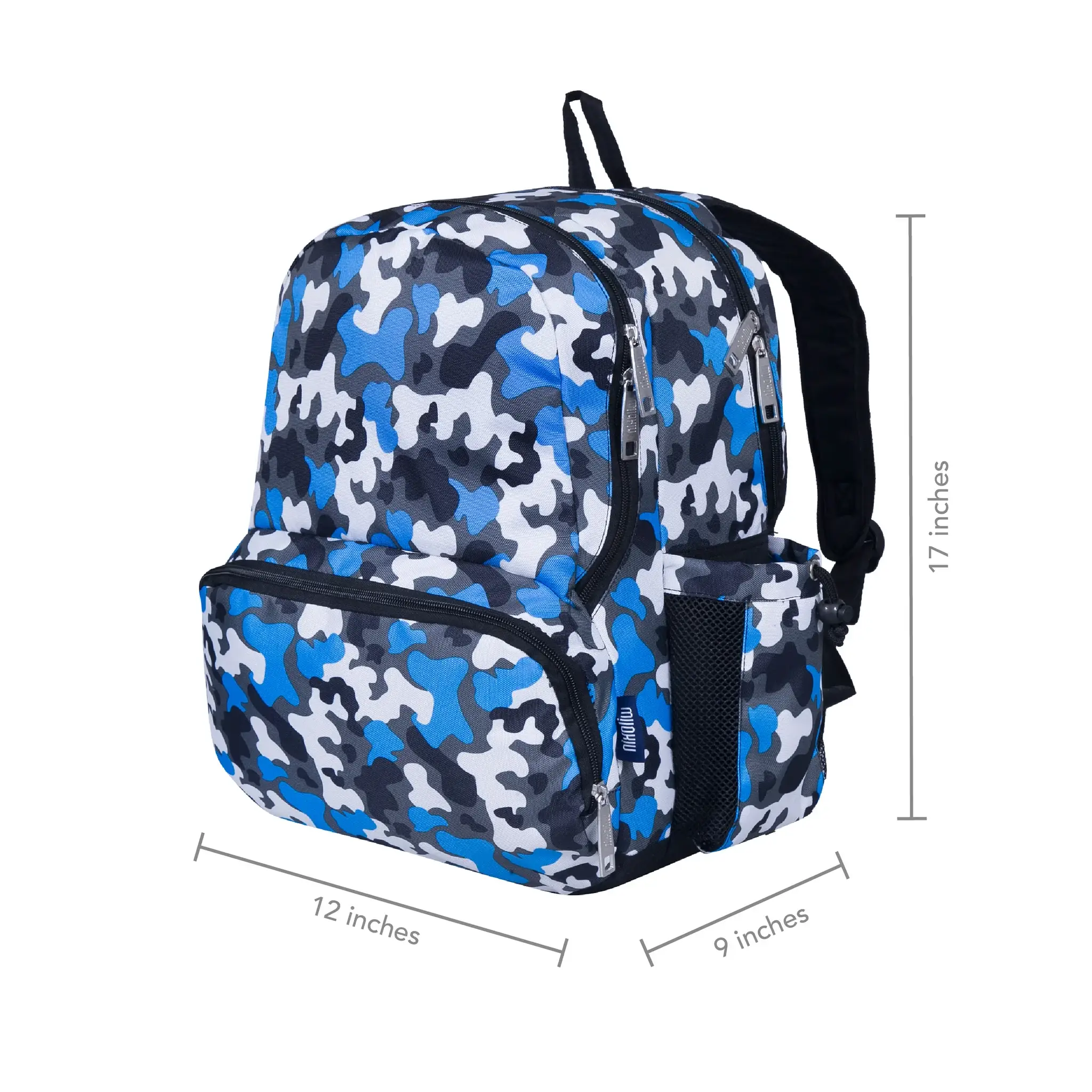 Wildkin - Wholesale Backpack - Kids - Blue Camo 17 Inch Backpack4