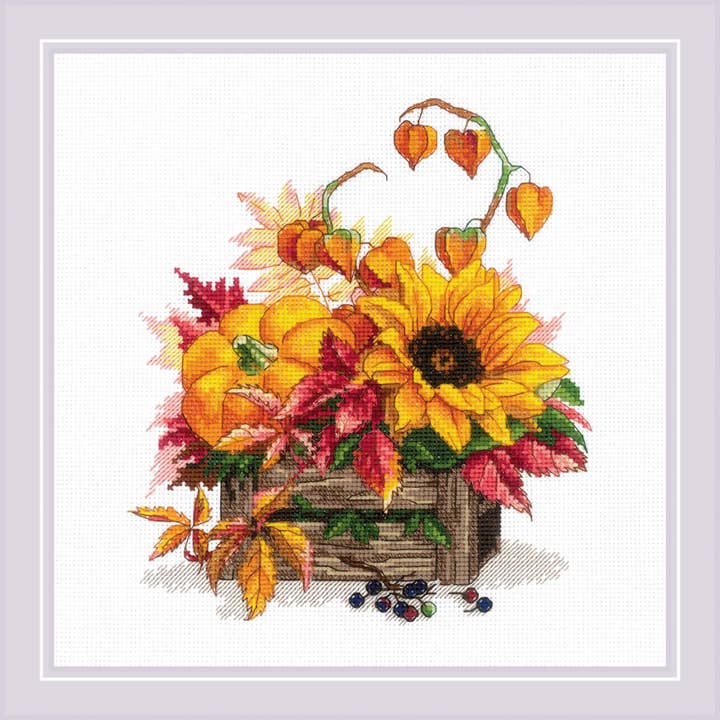 RIOLIS - Wholesale Embroidery/Cross Stitch Supplies - Cross Stitch Kit From Riolis 2006 Hello Autumn