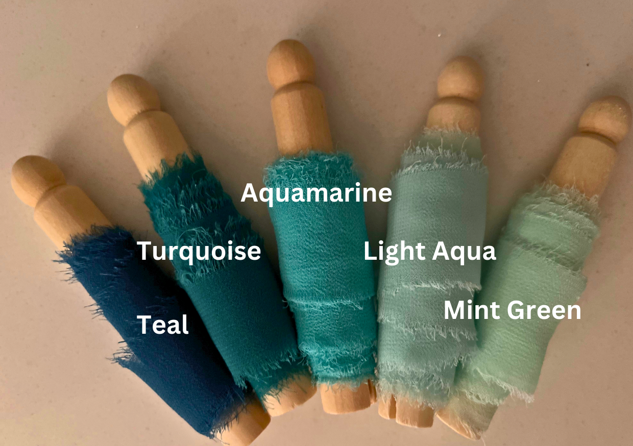 Olive Lane - Venta al por mayor Cintas - Envoltorio de regalos - Rollo de 10 m de cinta de gasa con borde crudo disponible en más de 30 colores4