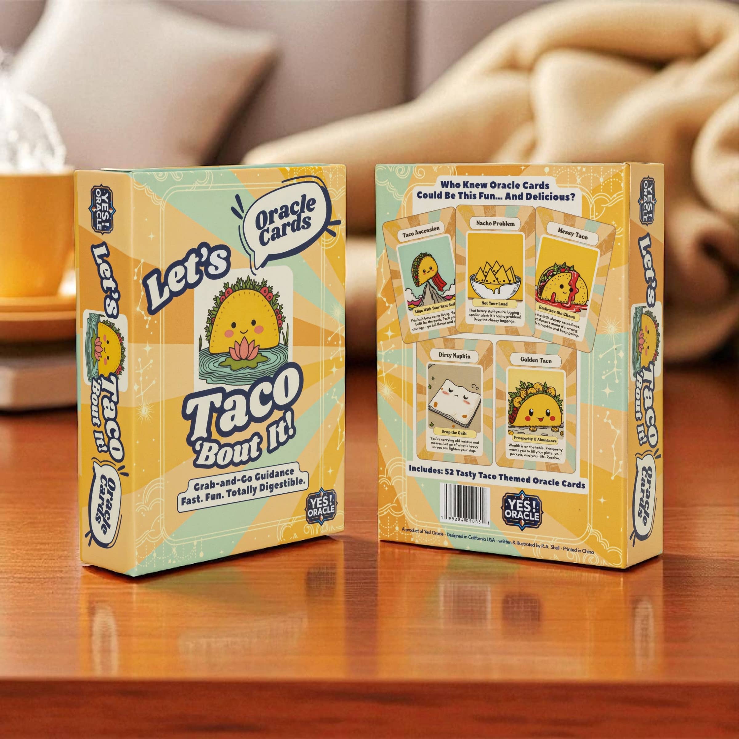 Yes! Oracle - Wholesale Tarot Cards - Let’s Taco ’Bout It Oracle Deck – Fun Divination Yes! Oracle2