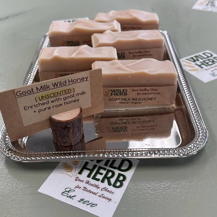 Wild Herb Soap Co - Wholesale Bar Soap - Goat Milk & Honey | Creamy Natural Soap Bar Nut Free Product