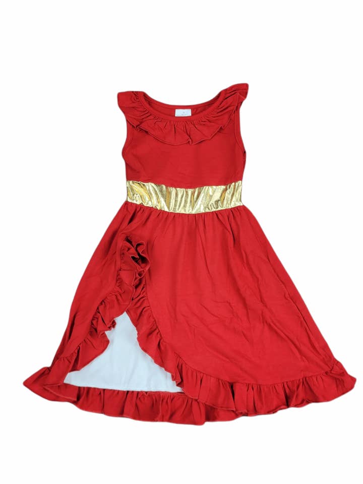 Beskytterprinsesse-inspireret kjole for engroshandel hos Great Lakes Kids Apparel