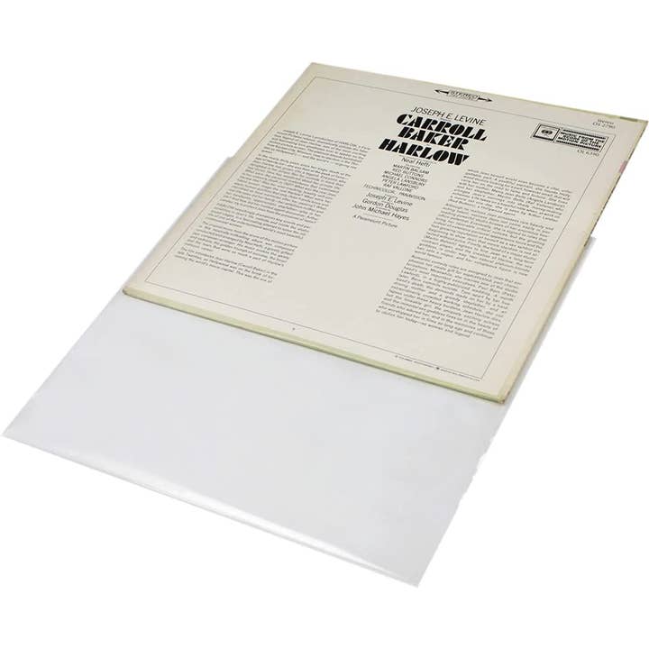 Square Deal Recordings & Supplies – wholesale Music accessory – 12" Record Outer Sleeves Extra Heavy Duty 4mil Thick Vinyl 9
